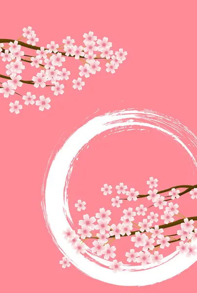 Kiraz çiçeği bahar çiçeği arka planı