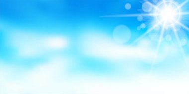 Gökyüzü bulutlu manzara arkaplanı