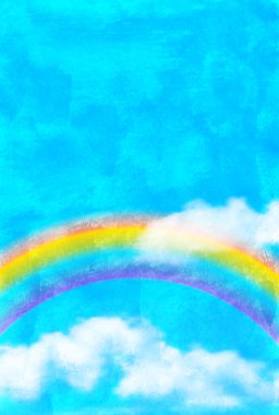 Gökyüzü Bulutu Gökkuşağı Manzarası