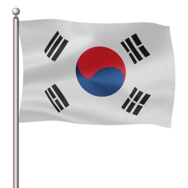 Kore bayrak direği simgesi