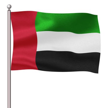 Birleşik Arap Emirlikleri Ülke Bayrak Kutbu Simgesi