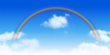 Gökyüzü Bulutu Gökkuşağı Manzarası