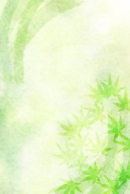 Akçaağaç Taze Yeşil Sıcak Yaz Arkaplanı