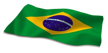 Brezilya Bayrak Ülke Dünya Simgesi