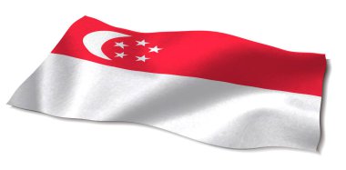 Singapur bayrağı ülke simgesi