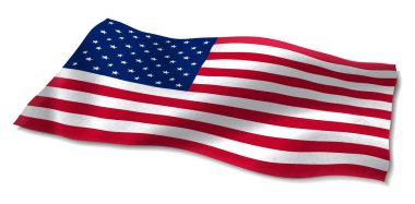 Amerika Bayrak Ülke Dünya Simgesi