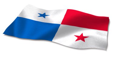 Panama Flag Ülke Dünya Simgesi