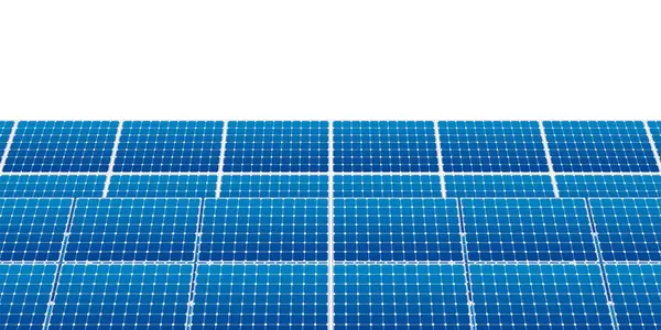 Panel Słoneczny Solar Power Tło — Wektor stockowy