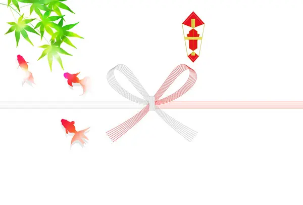 Noshi orta yıl hediyesi japon balığı Mizuhiki geçmişi