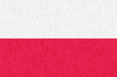 Polonya Ülke Bayrağı Suluboya Arkaplan