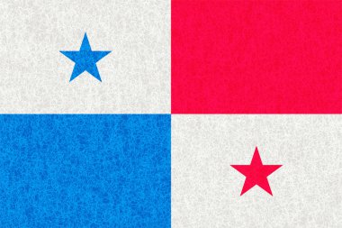 Panama Ülke Bayrağı Watercolor Arkaplanı