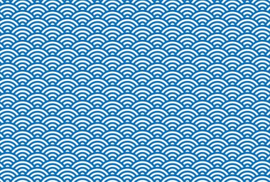 Japon desenli dalga arkaplanı