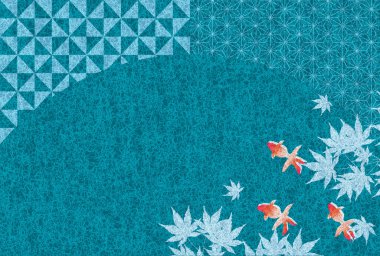 Japon akçaağacı Japon Desenli Arkaplanı 'nı terk eder