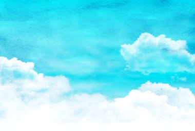 Gökyüzü Bulutlu Doğa Manzarası Arkaplanı