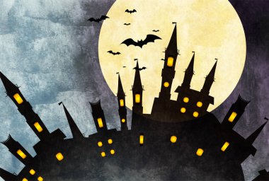 Cadılar Bayramı Şatosu Ay Hayaleti