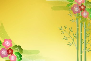 çamdan bambu eriği. Şanslı tılsımlar. Yılbaşı kartı geçmişi.