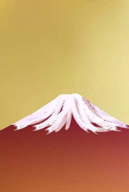 Fuji Yeni Yıl Kartı Japon kağıt geçmişi