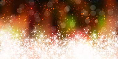 Noel Kar Manzarası Kış Arkaplanı