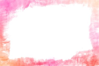 Japon Desenli Suluboya Çerçeve Arkaplanı