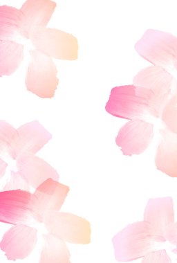 Kiraz Çiçekleri Japon Şablonu Gece Arkaplanı