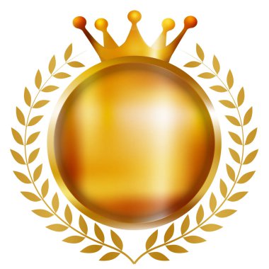 taç madalyası altın defne simgesi