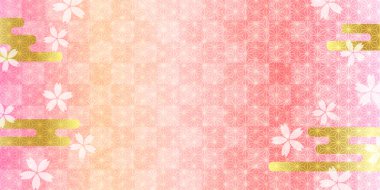 Kiraz çiçeği bahar suluboya arka planı