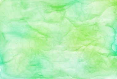 Japon Desenli Taze Yeşillik Suluboya Arkaplanı