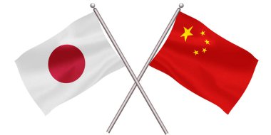 Japonya Çin Bayrak Simgesi