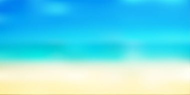 Deniz Gökyüzü Yaz Peyzajı