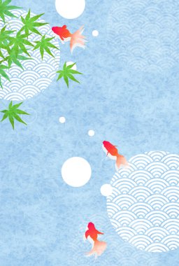 Japon Japon Balığı Desenleri Arkaplanı