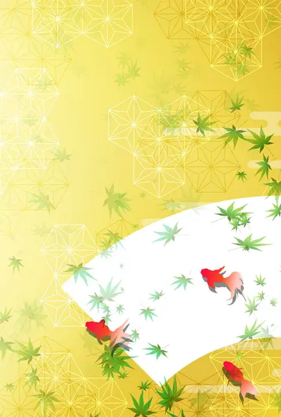 Japon balığı sıcak akçaağaç arka planı