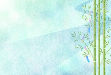 Tanabata Samanyolu gökyüzü arka plan