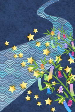 Samanyolu Gökyüzü Deseni Arkaplanı