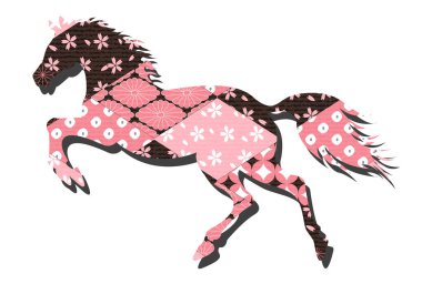 Öğlen Yeni Yıl Kartı Oriental Zodyak Simgesi Simgesi