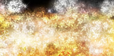 Karlı Noel kış ışığı arka planı