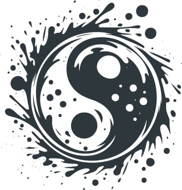 Tasarımcı Yin Yang sembolünü biçimlendirdi