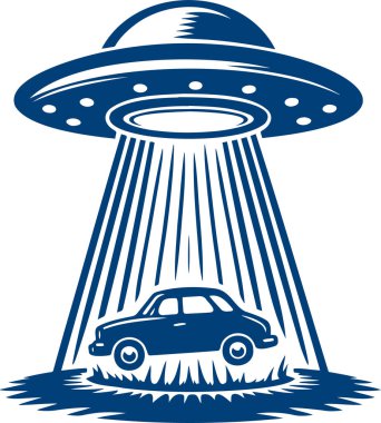 UFO Araba Kaçırma Sahnesi Şablon ResmiComment