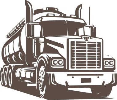 Sıvı taşıma kalıbı çizimi için büyük bir tanker