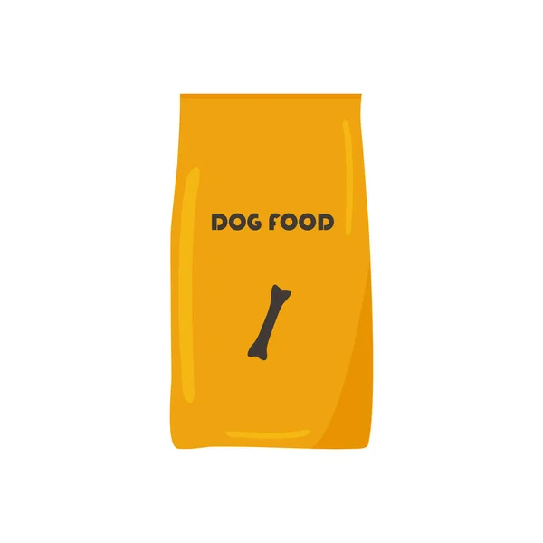 Συσκευασία Ξηρής Σκυλοτροφής Σνακ Και Λιχουδιές Συσκευασία Τροφών Για Κατοικίδια — Διανυσματικό Αρχείο