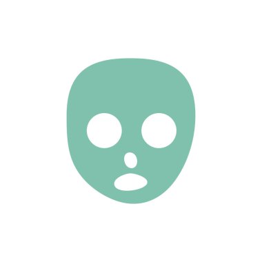 Kozmetik maske. Yüz bakımı. Yüz bakımı, ambalaj, satış, kozmetik reklamları, kozmetik testleri, eleştiriler, güzellik blogları. Beyaz arkaplanda vektör, 10 birim.