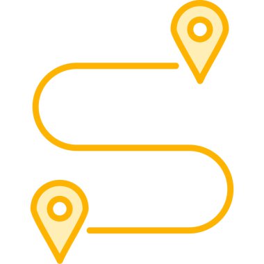 harita konumu simgesi ana hat biçiminde