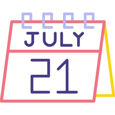 Takvim simge tasarlamak vektör