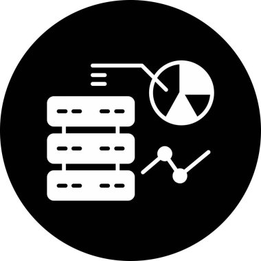 veritabanı. Web simgesi basit tasarım