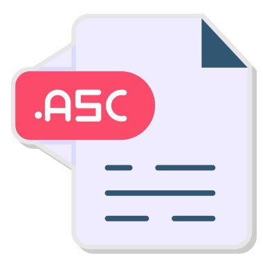 dosya biçimi simgesi, vektör illüstrasyonu