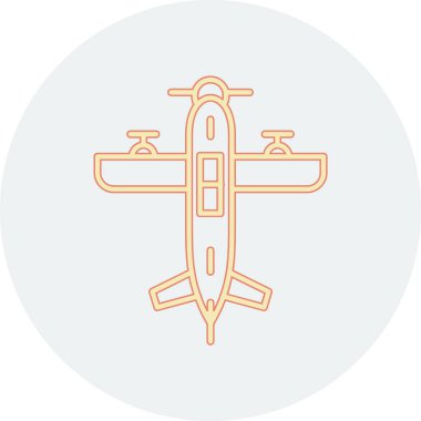 Modern simgenin vektör illüstrasyonu