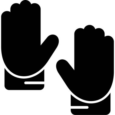 Bir çift eldivenin vektör çizimi