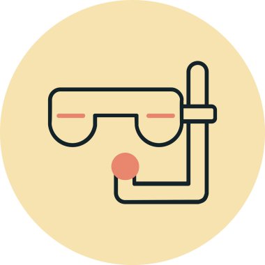 Dürbün. Web simgesi basit tasarım