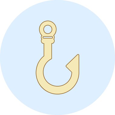 anchor vektör rengi modern simge