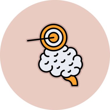 Şirin bir çizgi film bebeğinin çizgi film çizimi.