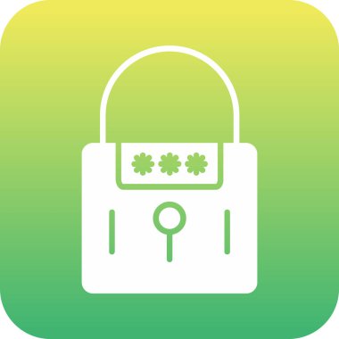 kilit simgesi, vektör illüstrasyonu